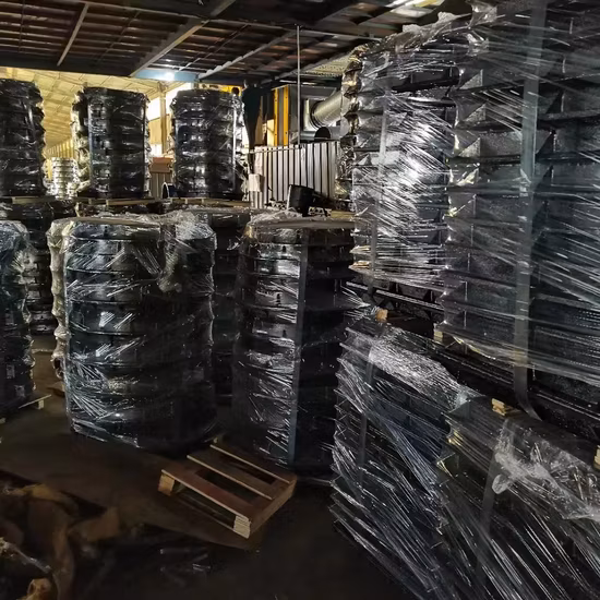 Processamento de amostra de grelha de entrada de água da chuva tipo grelha plana grelha circular